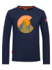 Trollkids Longsleeve "Halsafjord" donkerblauw