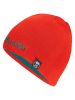 Trollkids Wende-Beanie "Troll" in Rot/ Türkis