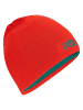 Trollkids Wende-Beanie "Troll" in Rot/ Türkis
