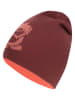 Trollkids Wende-Beanie "Troll" in Rot/ Orange