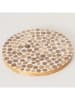 Boltze Servierbrett "Woods" in Beige/ Hellbraun - Ø 30,5 cm 