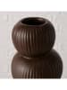 Boltze Vase ''Cocoa'' in Dunkelbraun - (H)22,8 x Ø 8,5 cm