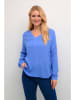 Kaffe Bluse in Blau