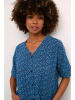 Cream Blouse donkerblauw/blauw