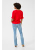 Cream Bluse in Rot