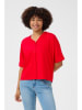 Cream Bluse in Rot