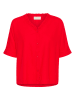Cream Bluse in Rot