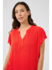 Cream Blouse rood