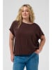 KAFFE curve Bluse in Braun