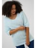 KAFFE curve Pullover in Hellblau