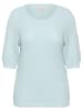 KAFFE curve Pullover in Hellblau
