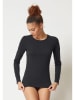 Skiny Longsleeve in Schwarz