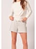 Skiny Pyjama-Shorts in Hellgrau