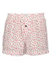 Skiny Boxershorts in Weiß/ Pink