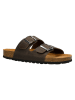 Wojas Leren slippers bruin