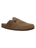Wojas Leder-Clogs in Braun