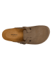 Wojas Leder-Clogs in Braun