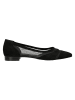 Wojas Leder-Ballerinas in Schwarz