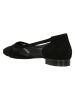 Wojas Leder-Ballerinas in Schwarz