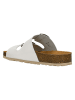 Wojas Leren slippers wit