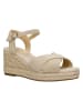 Wojas Leder-Keilsandaletten in Beige