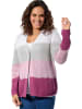 WITT WEIDEN Vest roze/grijs/wit