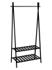 Joybos Kledingrek zwart - (B)94 x (H)179 x (D)45 cm