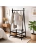 Joybos Garederobe in Schwarz - (B)94 x (H)179 x (T)45 cm