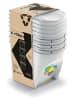 Joybos 4-delige afvalscheidingssysteem wit - 4x 25 l