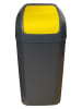 Joybos Recycling-Mülleimer ''Cubo'' in Schwarz/ Gelb - 15 l