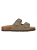 NOU Leder-Pantoletten "Cosimo" in Taupe