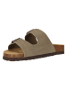 NOU Leder-Pantoletten "Cosimo" in Taupe