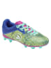 Grasvoetbalschoenen "Vini" groen/blauw
