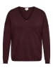 ONLY Carmakoma Sweter w kolorze bordowym