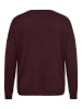 ONLY Carmakoma Pullover in Bordeaux