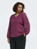 ONLY Carmakoma Bluse in Lila
