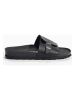 Sunbay Leren slippers "Hopper" zwart