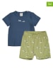 müsli 2tlg. Outfit in Dunkelblau/ Grün
