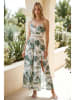 SOULSHAE Jurk wit/groen