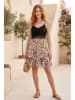 SOULSHAE Kleid in Schwarz/ Bunt