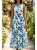 SOULSHAE Jurk wit/turquoise