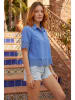 SOULSHAE Blouse lichtblauw