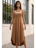 SOULSHAE Kleid in Hellbraun