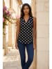 SOULSHAE Blusentop in Schwarz