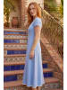 SOULSHAE Kleid in Hellblau