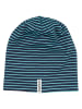 GEGGAMOJA Beanie in Türkis/ Dunkelblau