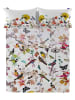 Happy Friday Tagesdecke ''Birds of Paradise'' in Weiß/ Bunt