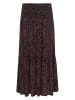 Kaffe Rok bordeaux/zwart