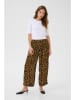 Kaffe Hose in Camel/ Schwarz