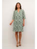 Cream Kleid in Grün